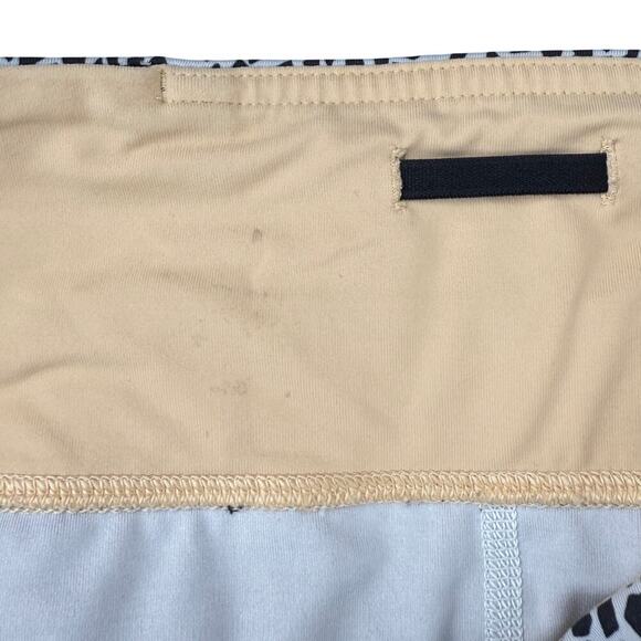 LULULEMON Inspire Tight II Mesh Size 6 Miss Mosaic White / Black - Picture 8 of 11